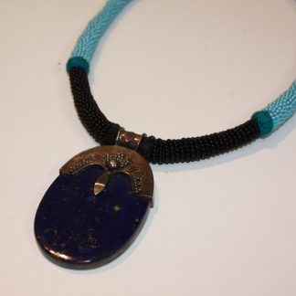 Collier en argent lapis